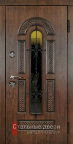 Входные двери МДФ в Дедовске «Двери МДФ со стеклом»